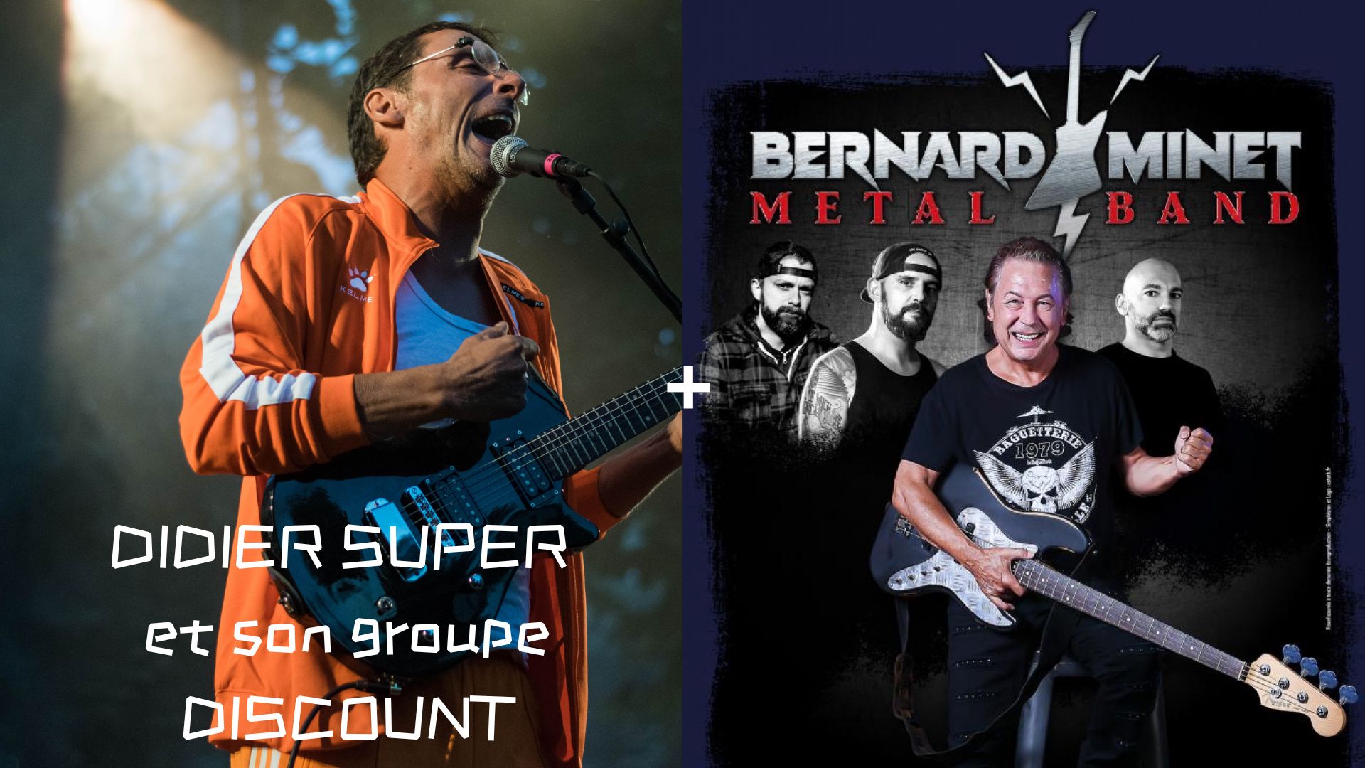 Didier Super et son groupe Discount + Bernard Minet Metal Band @ La Ruche Verrière – Lodelinsart